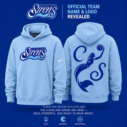 Cleveland Sirens Blue Hoodie