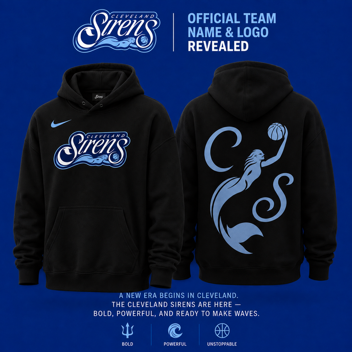 Cleveland Sirens Black Hoodie
