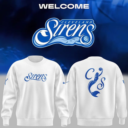 Cleveland Sirens White Sweatshirt