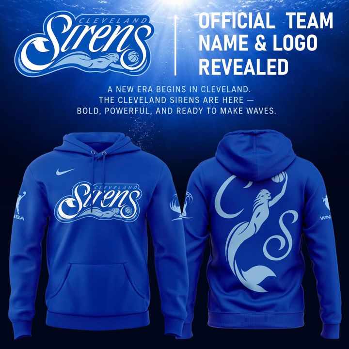 Wild Collective Siren Blue Multi Logo Hoodie