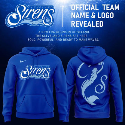 Cleveland Sirens Royal Blue Hoodie