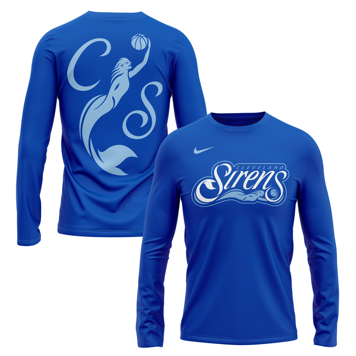 Cleveland Sirens Royal Blue Long Tee