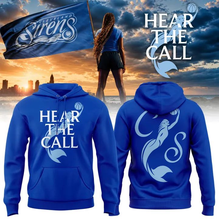 Unisex Royal Blue Cleveland Sirens "HEAR THE CALL" Hoodie