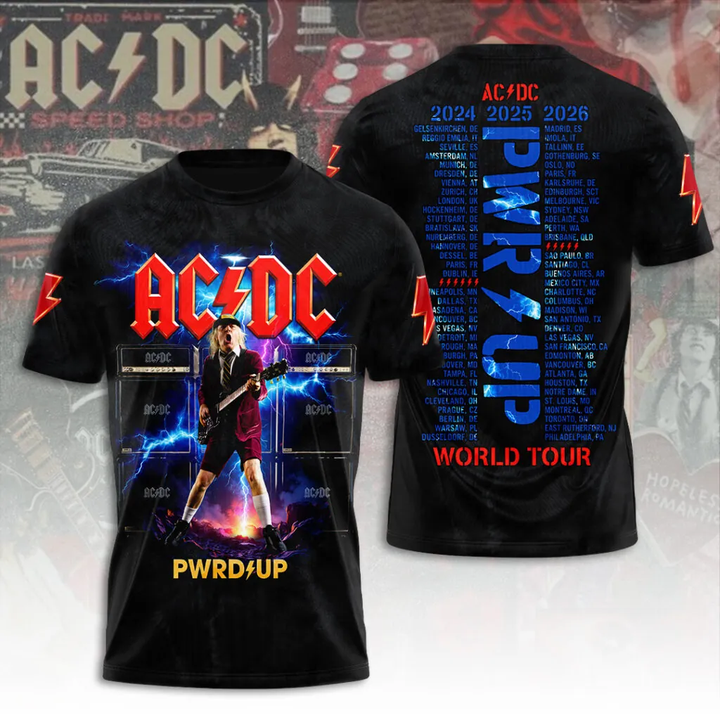 Power Up Tour 2026 T-Shirt
