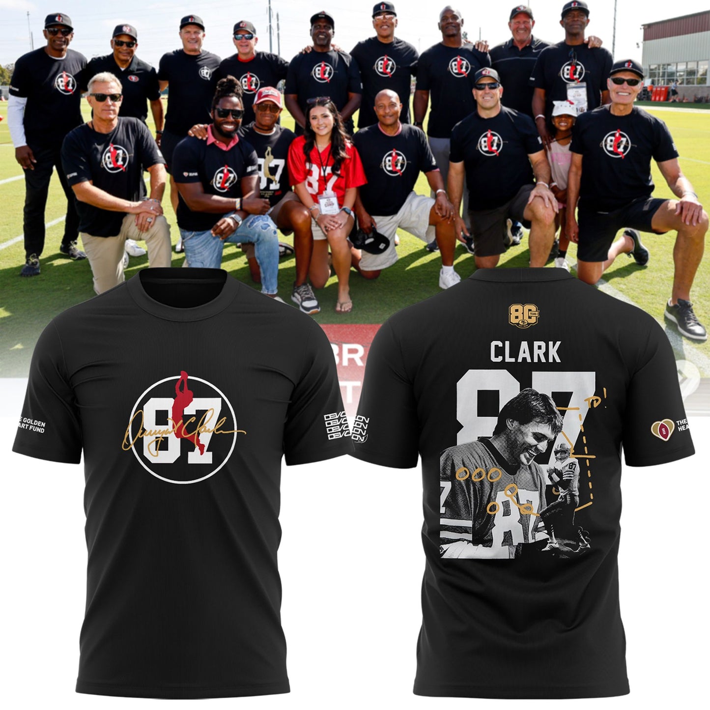 Limited 49ers Dwight Clark Legacy T-Shirt