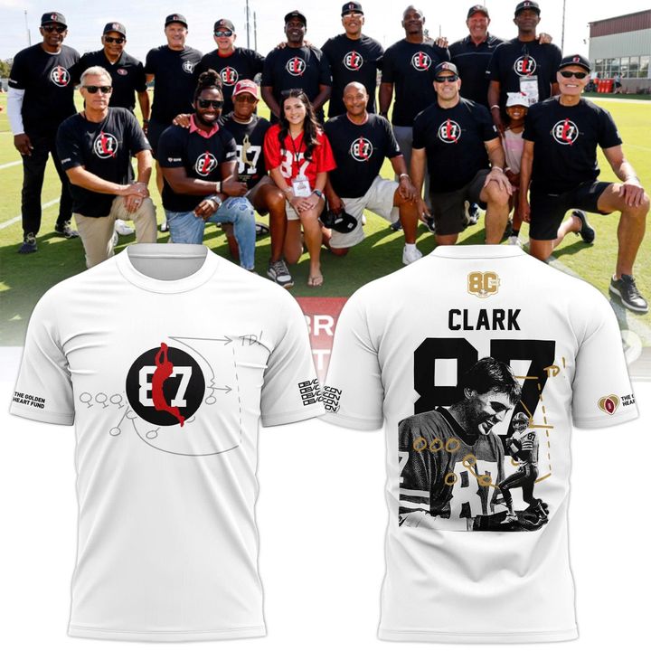 SF 49ers Clark 87 T-Shirt - White