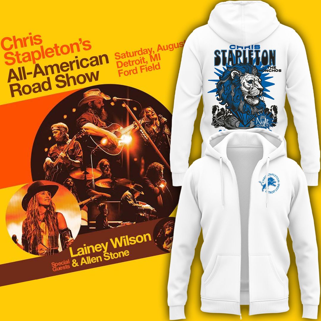 Limited Edition “All-American Road Show” in Ford Field,MI ZIP Hoodie