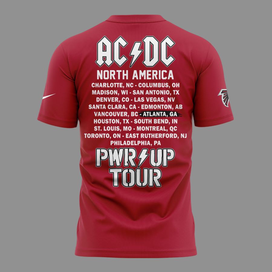 New Shirt AC/DC x Atlanta Falcons - Power Up Tour 2026 T-Shirt