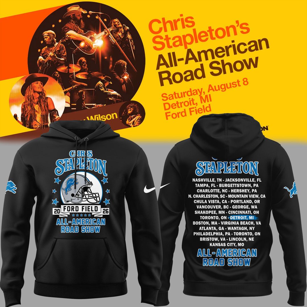 Limited Edition “All-American Road Show” in Ford Field,MI Hoodie