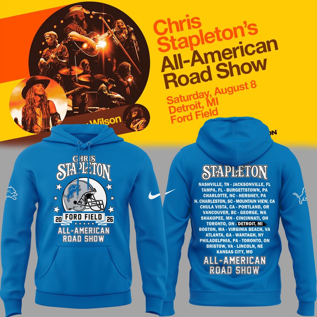 Limited Edition “All-American Road Show” in Ford Field,MI Hoodie