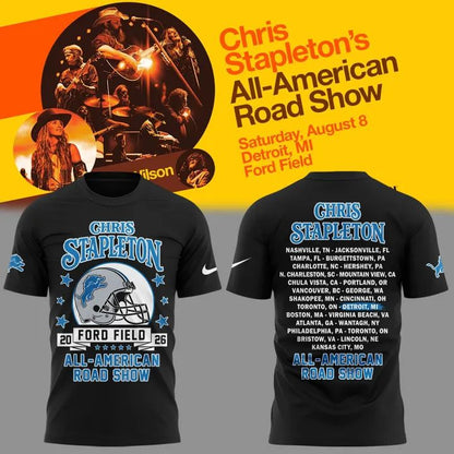 Limited Edition “All-American Road Show” in Ford Field,MI Tshirt