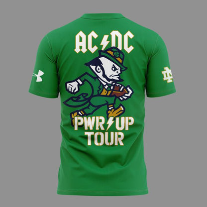 Perfect Shirt AC/DC x Notre Dame Football - Power Up Tour 2026 T-Shirt