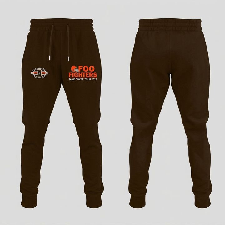 02.78. Exclusive Hoodie Cleveland Browns x Foo Fighters - Take Cover Tour 2026 Hoodie