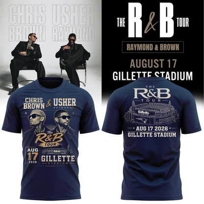 1. Limited Edition The R&B Tour – Gillette Stadium 2026 T-Shirt