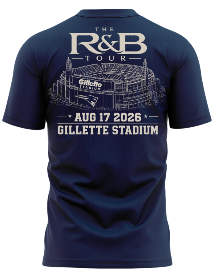 1. Limited Edition The R&B Tour – Gillette Stadium 2026 T-Shirt