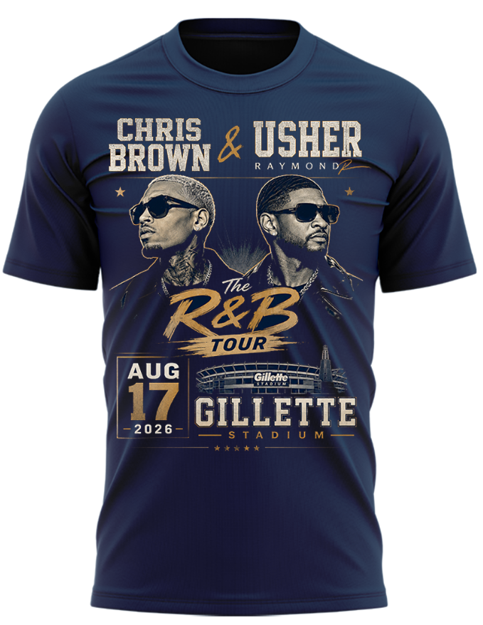 1. Limited Edition The R&B Tour – Gillette Stadium 2026 T-Shirt