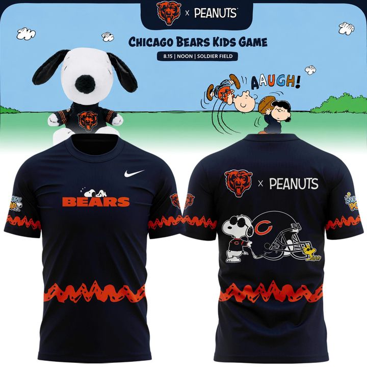 2026 Exclusives Chicago Bears x Peanuts T-Shirt.