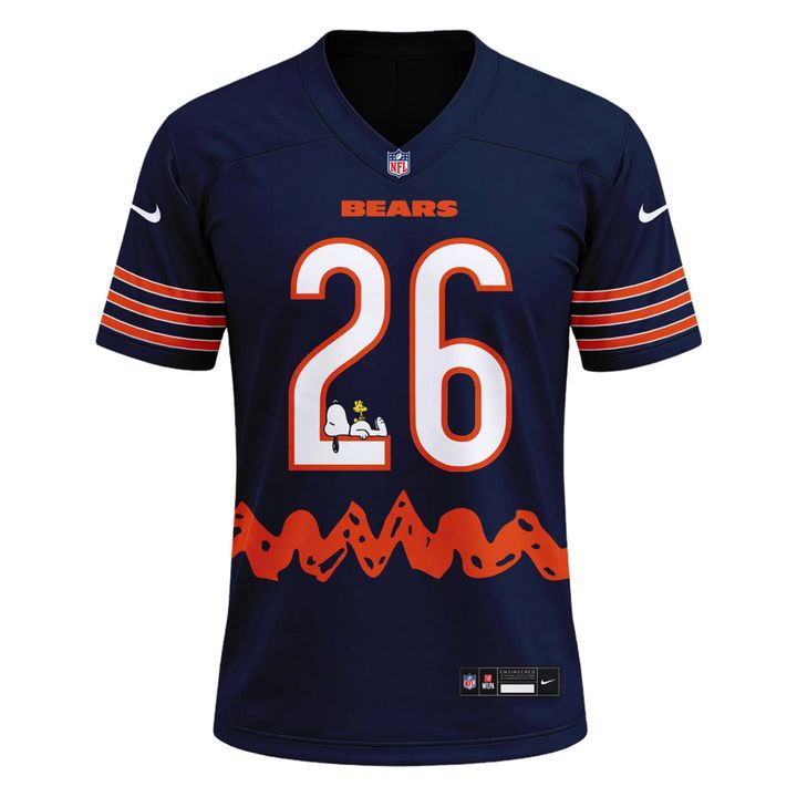 2026 Limited Edition Chicago Bears x Peanuts Football Jersey