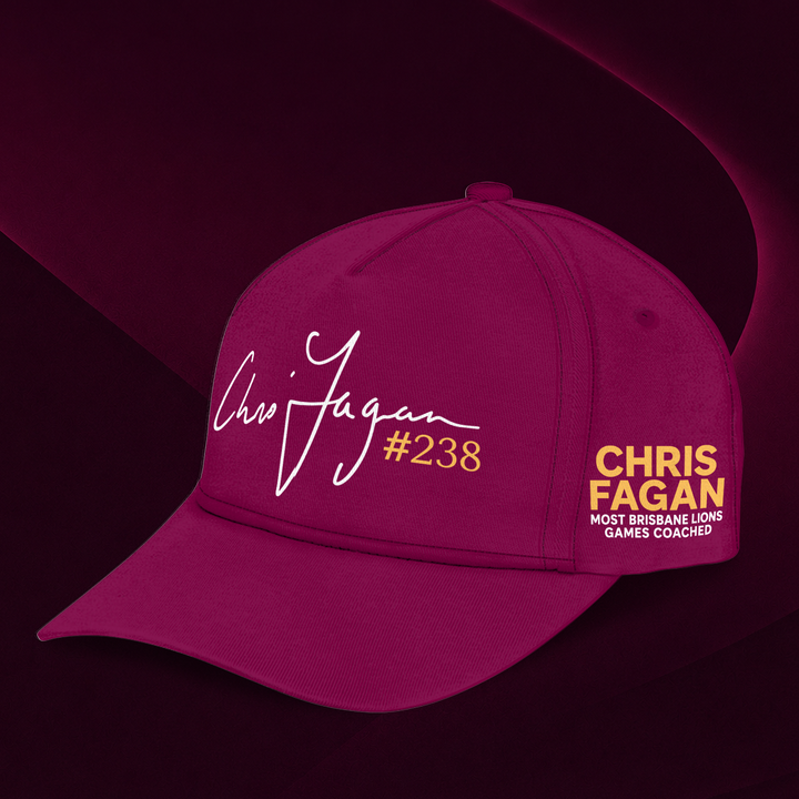 Brisbane Lions- Chris Fagan Milestone Hat
