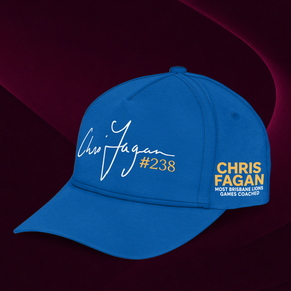 Brisbane Lions- Chris Fagan Milestone Hat - Blue