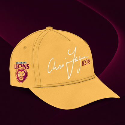 Brisbane Lions- Chris Fagan Milestone Hat - Gold