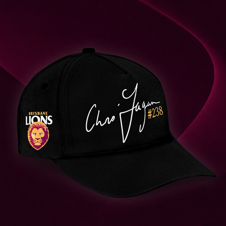 Brisbane Lions- Chris Fagan Milestone Hat - Black