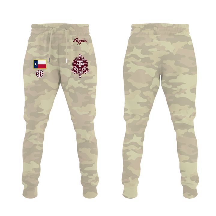 Texas A&M Aggies Honor & Support Camo Zip Hoodie