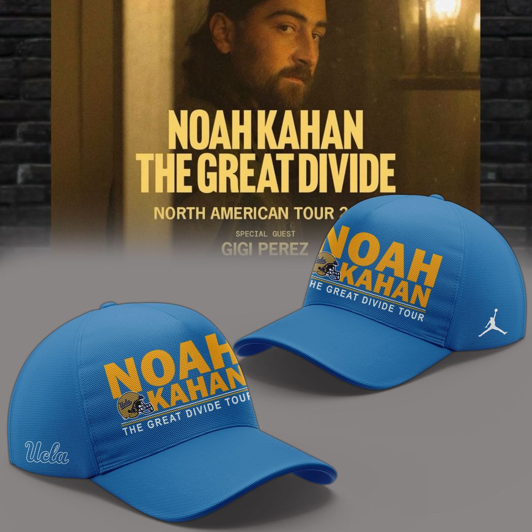 Limited Edition Noah Kahan x UCLA Bruins Football - The Great Divide Tour 2026 T-Shirt