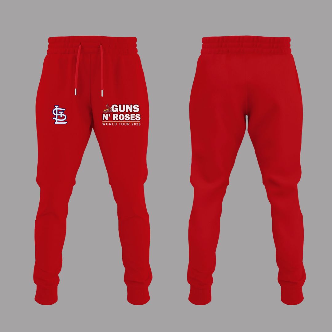 01.08. New Shirt Guns N' Roses x St. Louis Cardinals - World Tour 2026 T-Shirt