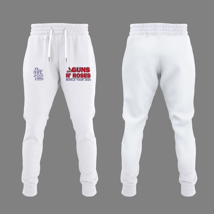 New White Guns N' Roses x St. Louis Cardinals - World Tour 2026 Baseball Jersey