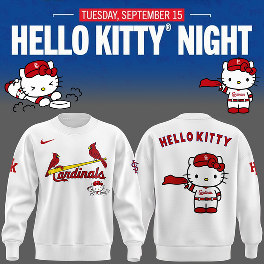 Limited Edition St. Louis Cardinals x Hello Kitty Sweatshirt 2026
