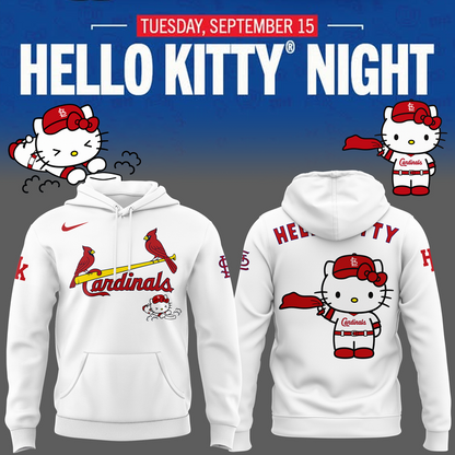 Limited Edition St. Louis Cardinals x Hello Kitty Hoodie 2026