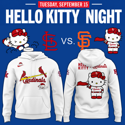 Limited Edition St. Louis Cardinals x Hello Kitty Hoodie 2026