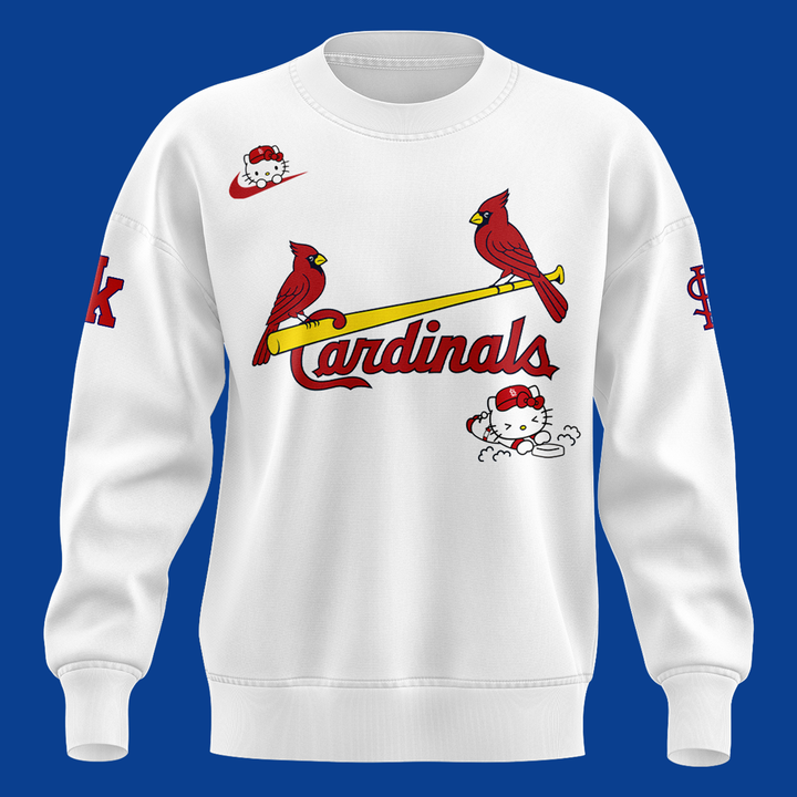 Limited Edition St. Louis Cardinals x Hello Kitty Sweatshirt 2026