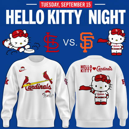 Limited Edition St. Louis Cardinals x Hello Kitty Sweatshirt 2026