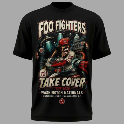 2026 Foo Fighters x Washington Nationals T-Shirt
