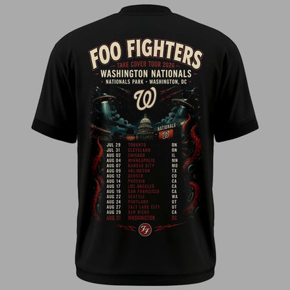 2026 Foo Fighters x Washington Nationals T-Shirt