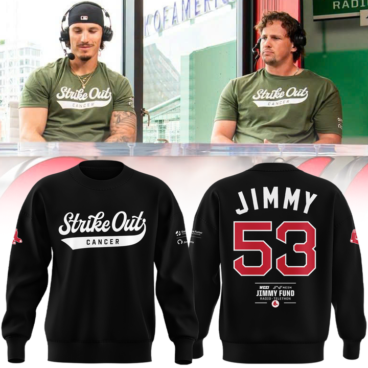 Limited Edition Boston Red Sox "Strike out cancer" Black Sweat 2026