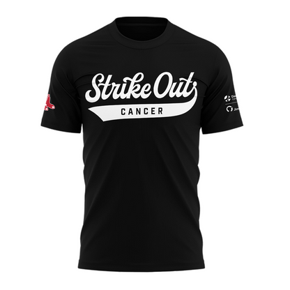Limited Edition Boston Red Sox "Strike out cancer" Black Tshirt 2026