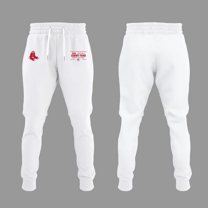 Limited Edition Boston Red Sox "Strike out cancer" White Sweat 2026