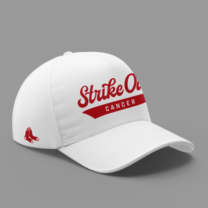 Limited Edition Boston Red Sox "Strike out cancer" White Sweat 2026