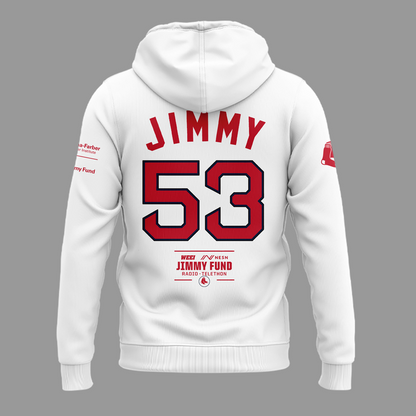 Limited Edition Boston Red Sox "Strike out cancer" White Hoodie 2026