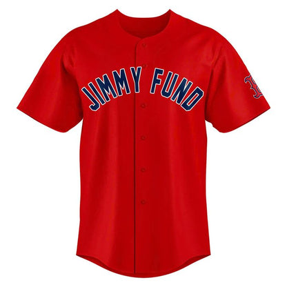 Unisex Red Boston Red Sox 2026 Strike Out Cancer Jimmy Fund Baseball Jersey