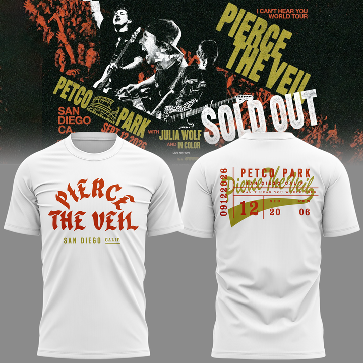 Pierce The Veil x San Diego Padres T-shirt