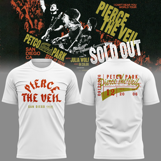 Pierce The Veil x San Diego Padres T-shirt