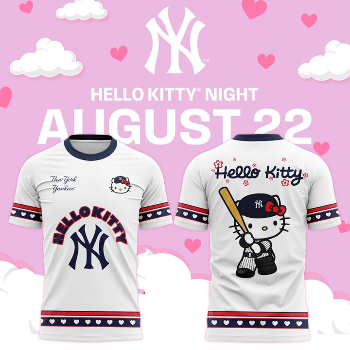 NY Yankees x Hello Kitty Night 2026 T-shirt