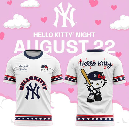 NY Yankees x Hello Kitty Night 2026 T-shirt