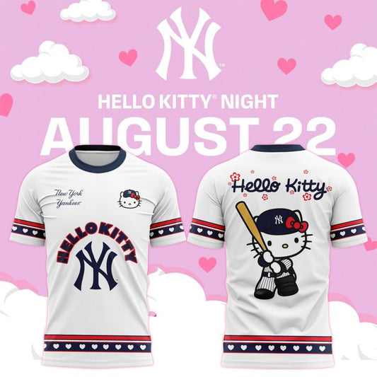 NY Yankees x Hello Kitty Night 2026 T-shirt