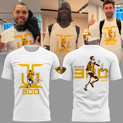 Limited edition Gunners 300th games T-shirt