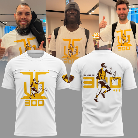Limited edition Gunners 300th games T-shirt